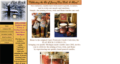 Desktop Screenshot of flatrockcandles.com
